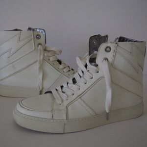 Zadig Et Voltaire High Flash Sneakers White Size 9 (EU40)